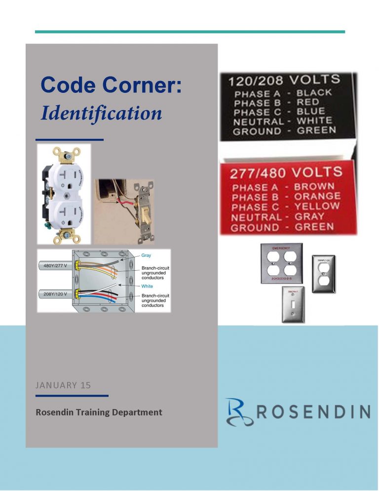 Code Corner: Identification | Rosendin University