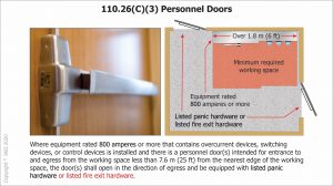 Code Corner – 2020 NEC Update 110.26 (C)(2 & 3): Entrance Into Working ...