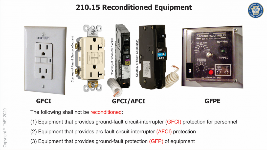 Code Corner – 2020 NEC Update 210.15: Reconditioned Equipment ...